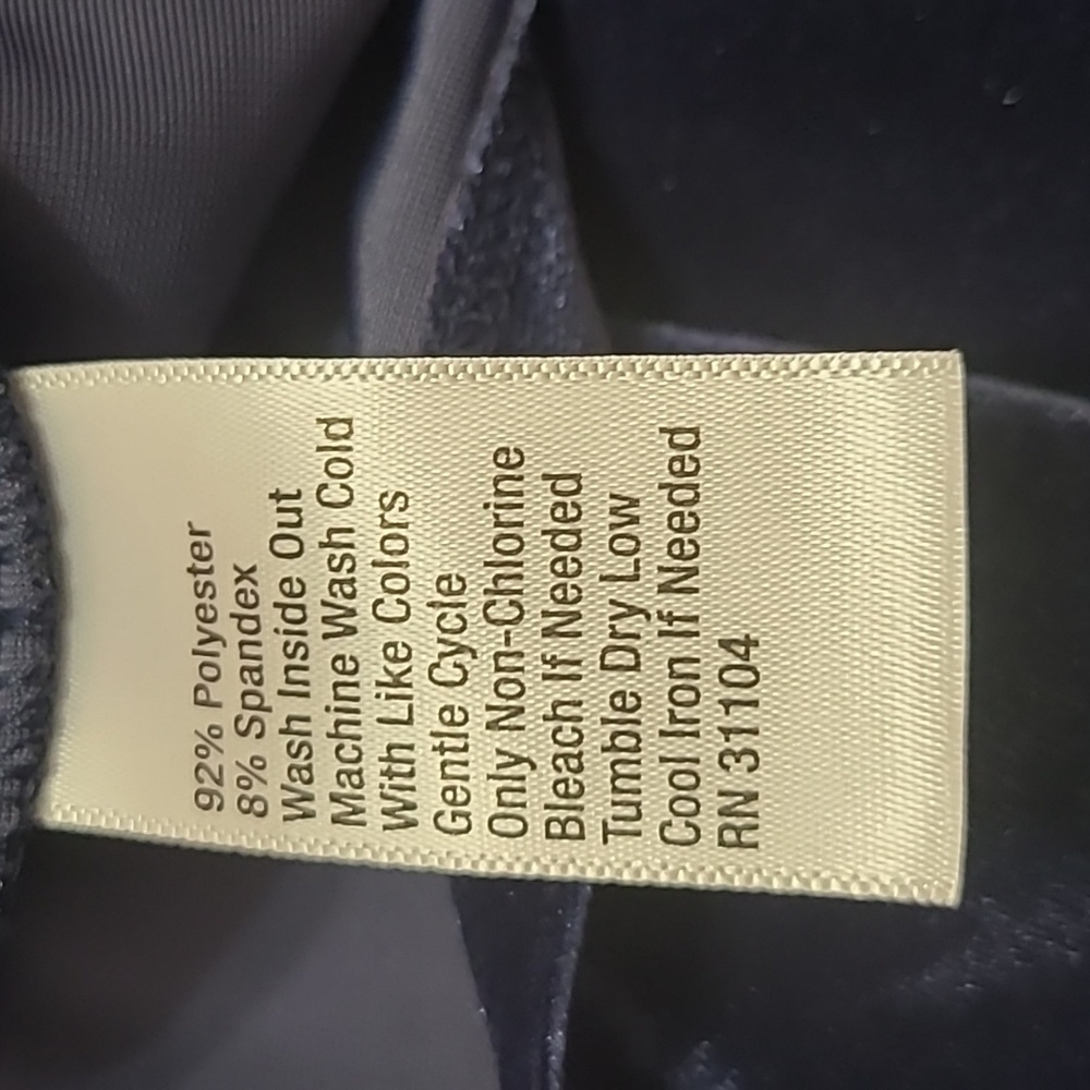 Crown & Ivy Navy blouse XL - Picture 4 of 6